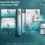 Set of Corporate Identity Template Premium Quality PSD - Download Grátis Set of Corporate Identity Template Premium Quality PSD