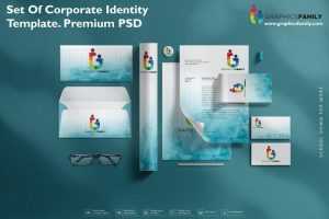 Set of Corporate Identity Template Premium Quality PSD