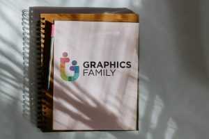 Shadow On Book Logo Mockup