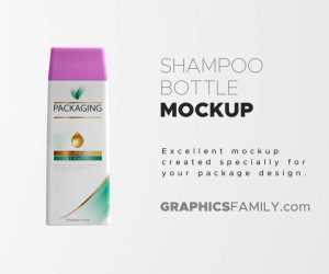 Shampoo Bottle Mockup