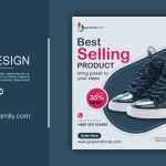 Shoes social media banner and Instagram post template design