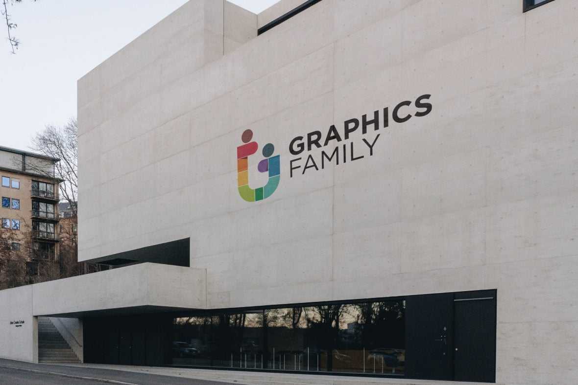 Shopping Mall Logo Mockup