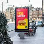 Signboard Poster Mockup