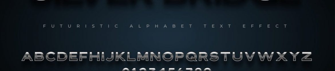 Silver Gradient Text Effect