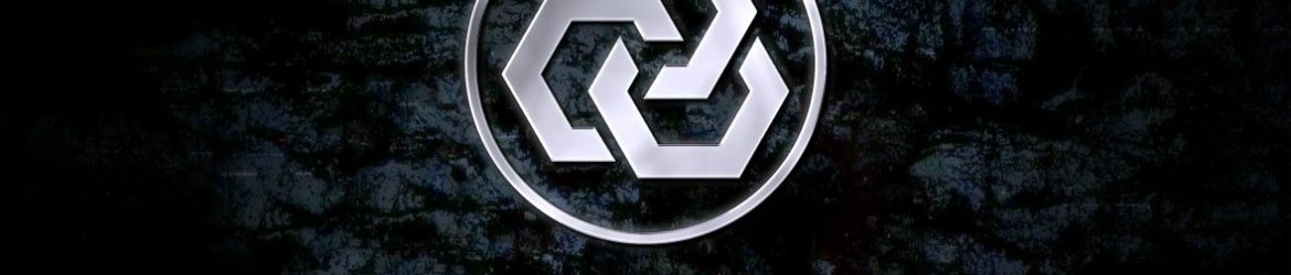 Silver Metallic Logo Mockup On Dark Wall