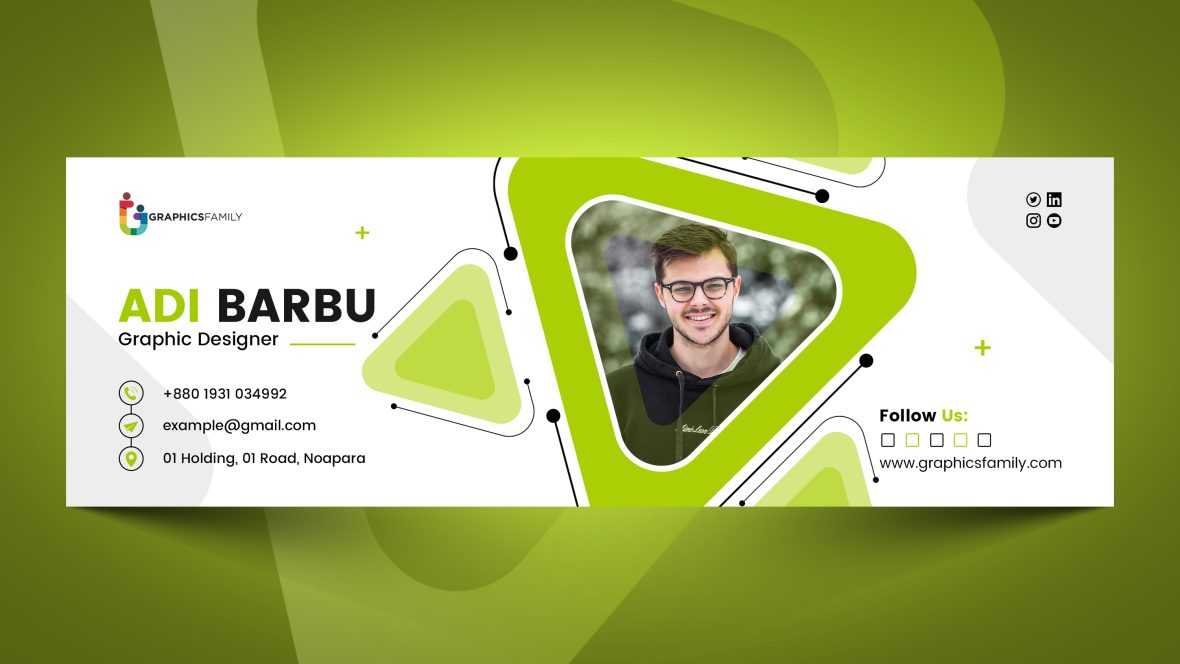 Simple And Modern Email Signature Design