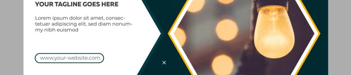 Simple Banner Template for Facebook Cover