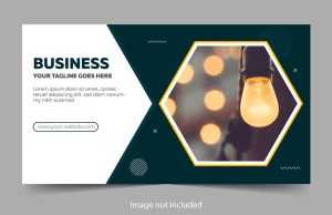 Simple Banner Template for Facebook Cover
