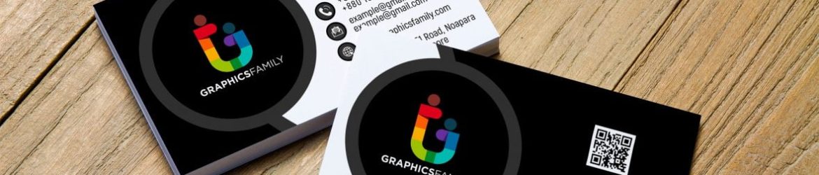 Simple Black and White Business Card Design