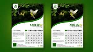 Simple Calendar Design Template
