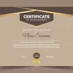 Simple Editable Certificate Design