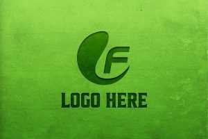 Simple Green Logo Mockup