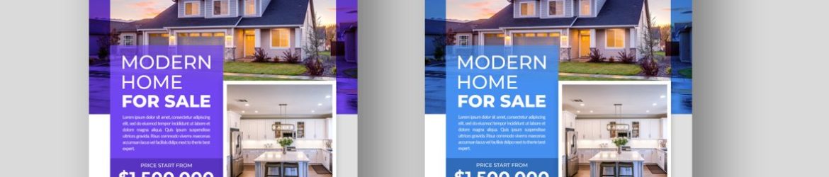 Simple Real Estate Brochure Design Template