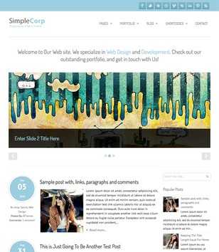 SimpleCorp Responsive
