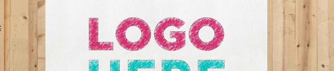 Sketch Paper Logo Mockup