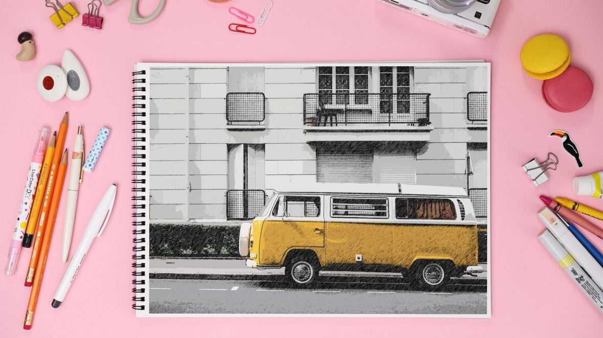 Sketchbook Mockup