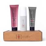 Skin care products set mockup free