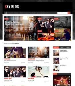 Sky Blog Responsive