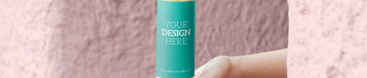 Smoothie Bottle Design Mockup