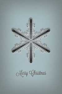 Snowflake Christmas Card