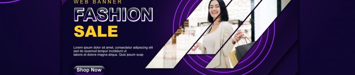 Social Media Fashion Sale Banner Design Template