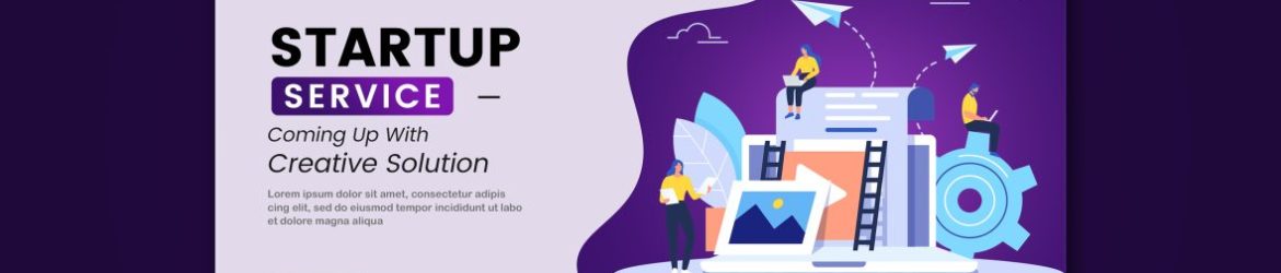 Social Media Landing Page Design for Startup Business