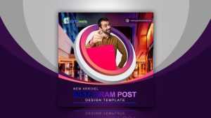 Social Media Post Template for Instagram