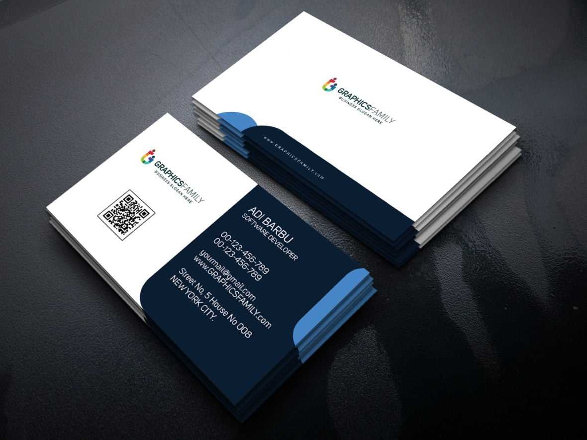 Software Engineer PSD Business Card Template