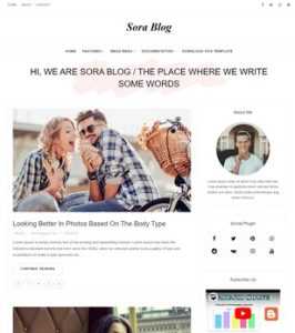 Sora Blog Responsive