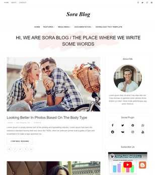Sora Blog Responsive