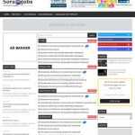 Sora Jobs - Template para Blogger Sora Jobs