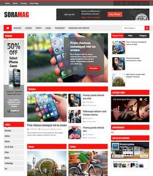 Sora Mag Responsive