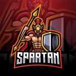 Spartan Army Esports Mascot Logo Template