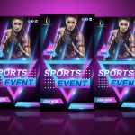 Sport Event Editable Instagram Story Design