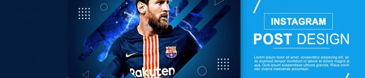 Sports eCommerce Instagram Post Design PSD