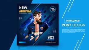 Sports eCommerce Instagram Post Design PSD