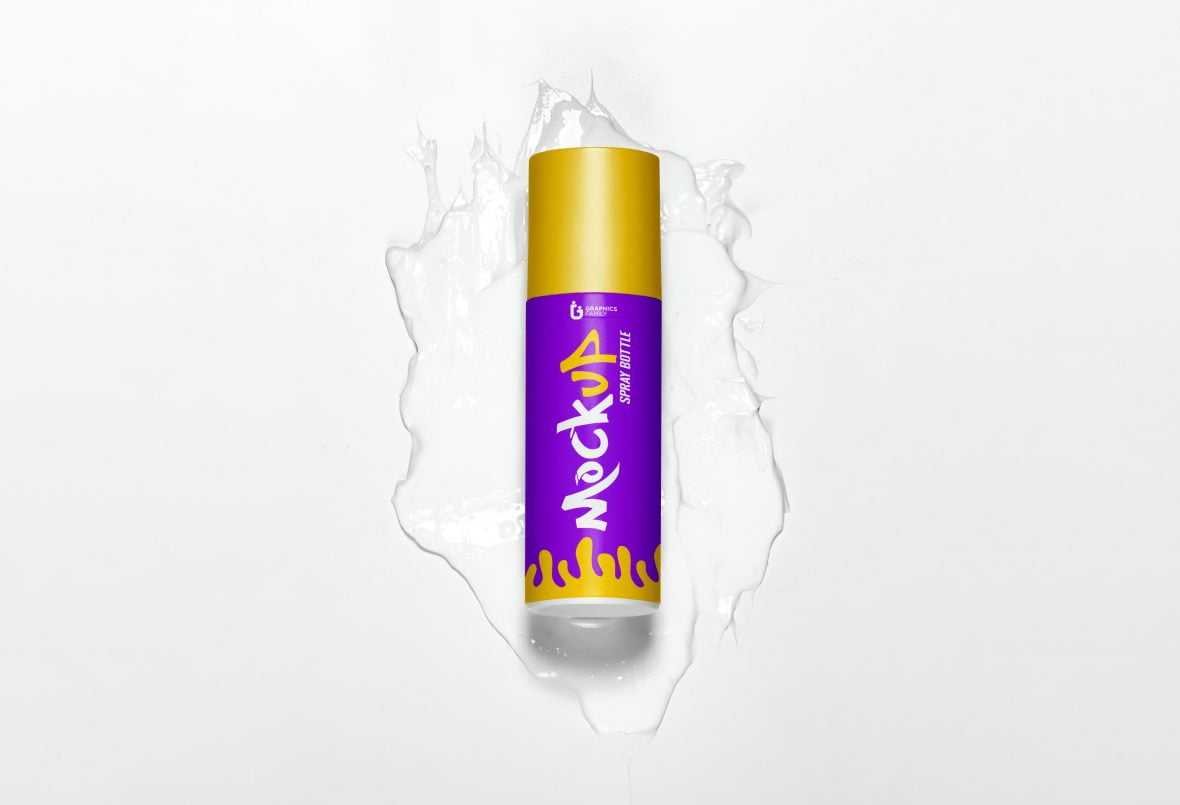 Spray Bottle Mockup