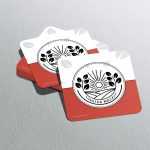 Square Coaster Mockup Templates