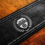 Stamp Logo Mockup on Leather
