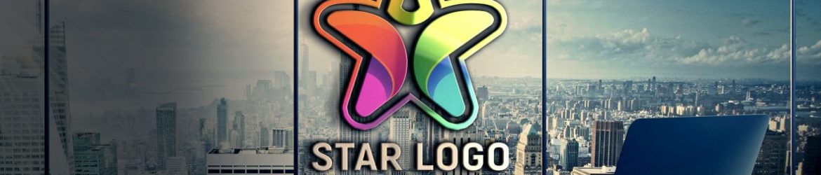 Star Person Logo Design PSD