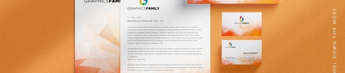 Stationery template design