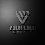 Steel Signage Logo Mockup