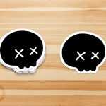 Stickers Stack PSD Mockup - Free PSD Download Stickers Stack PSD Mockup
