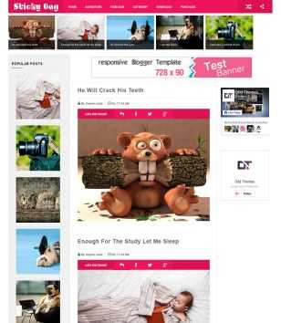 Sticky Gag Pink Responsive