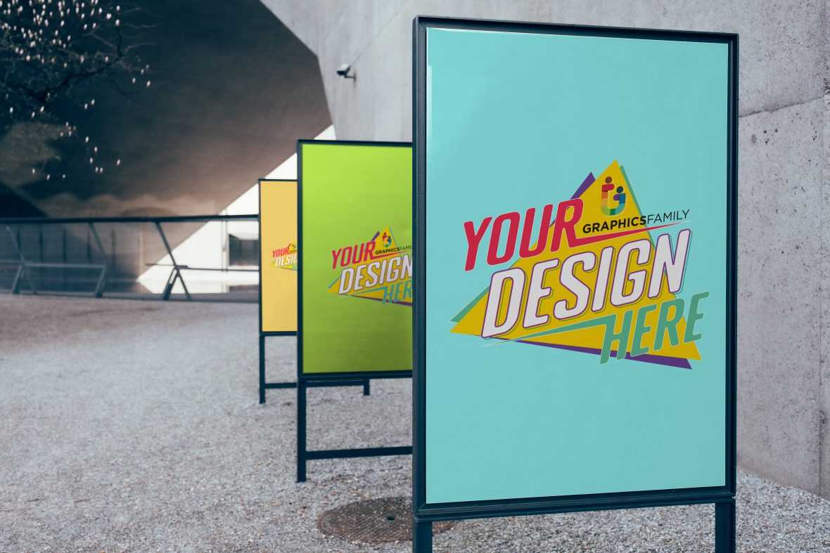 Street Poster Design Mockup