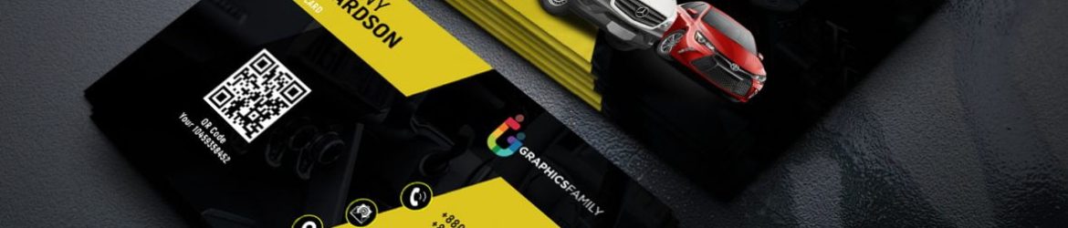 Stylish Automotive Business Card Design