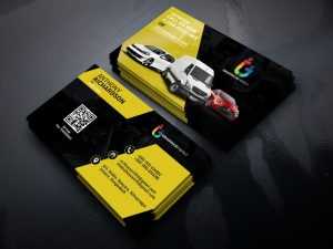 Stylish Automotive Business Card Design