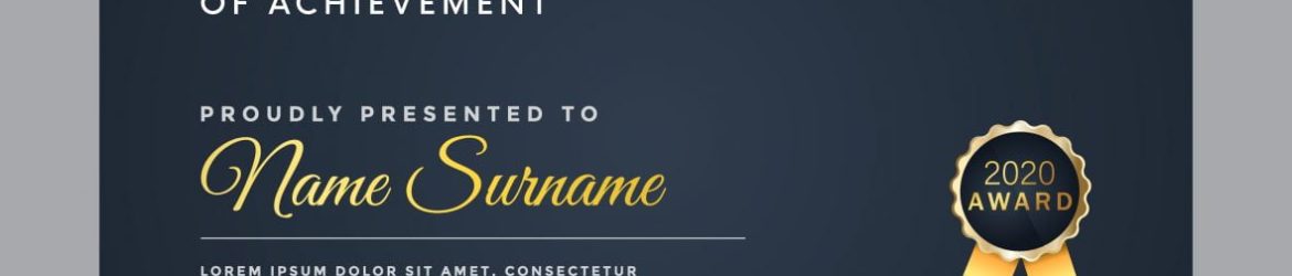 Stylish Certificate Design
