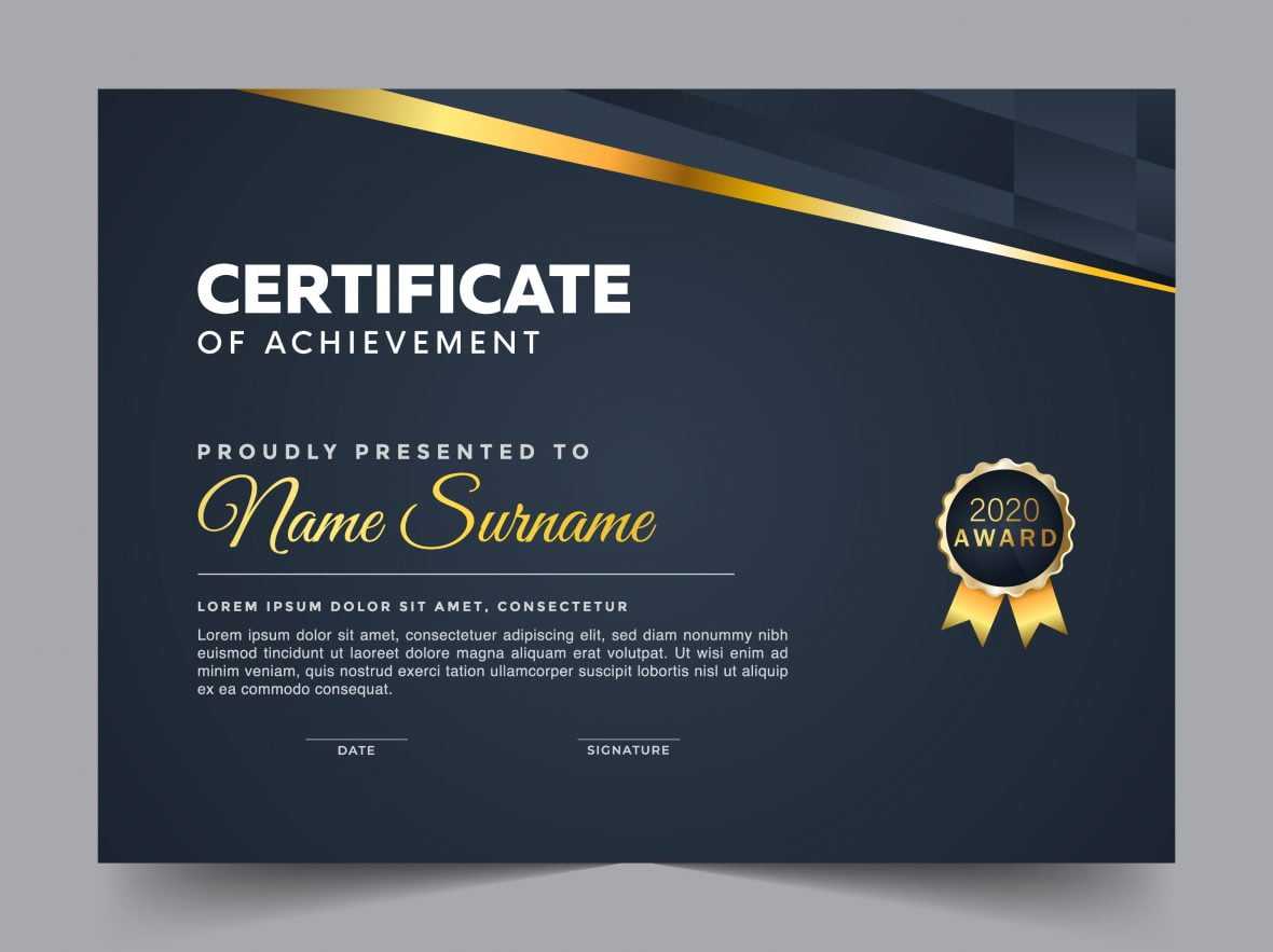 Stylish Certificate Design