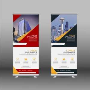Stylish vertical banners